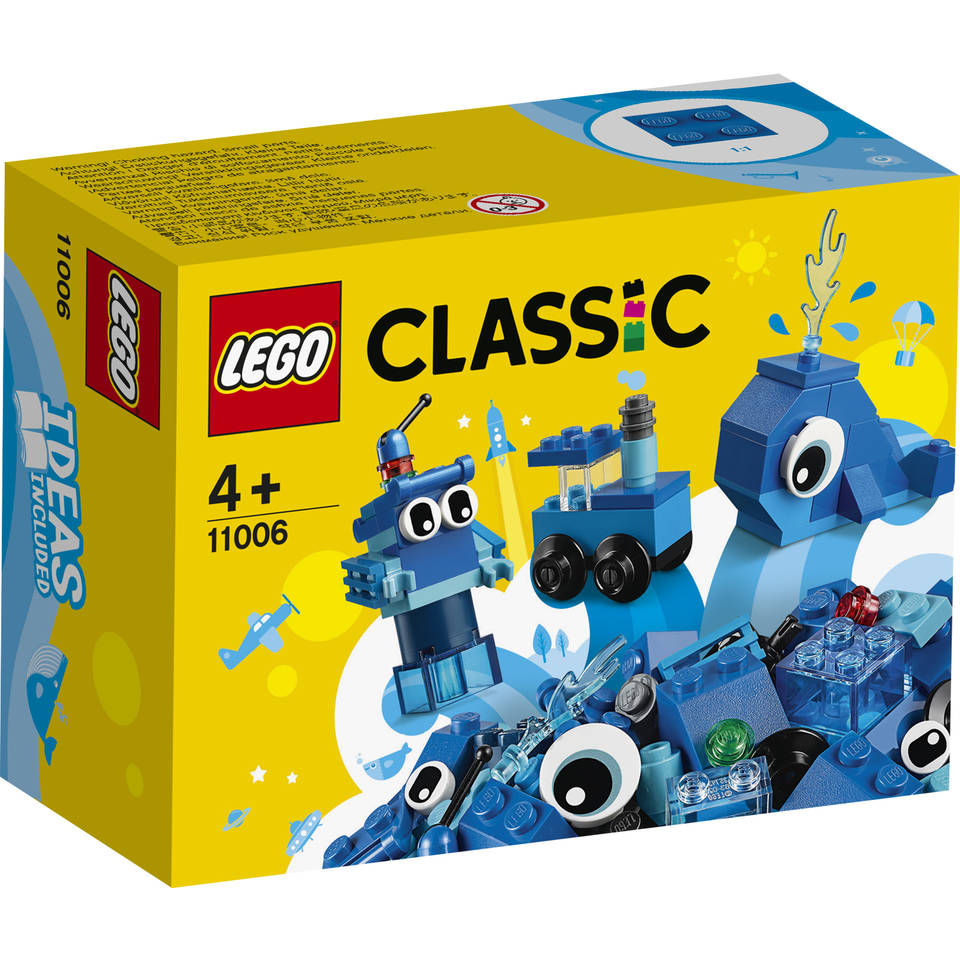 Tegen de wil Fondsen kortademigheid LEGO Classic creatieve blauwe stenen 11006