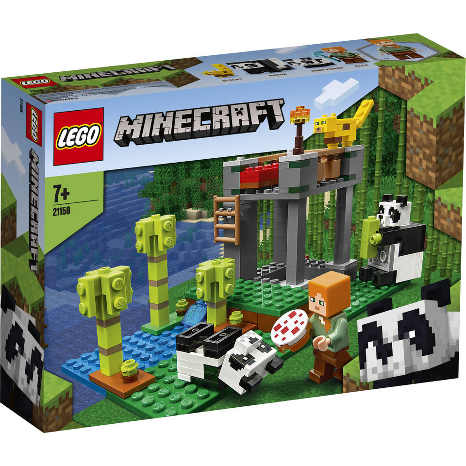 zelf Trechter webspin supermarkt LEGO Minecraft het pandaverblijf 21158