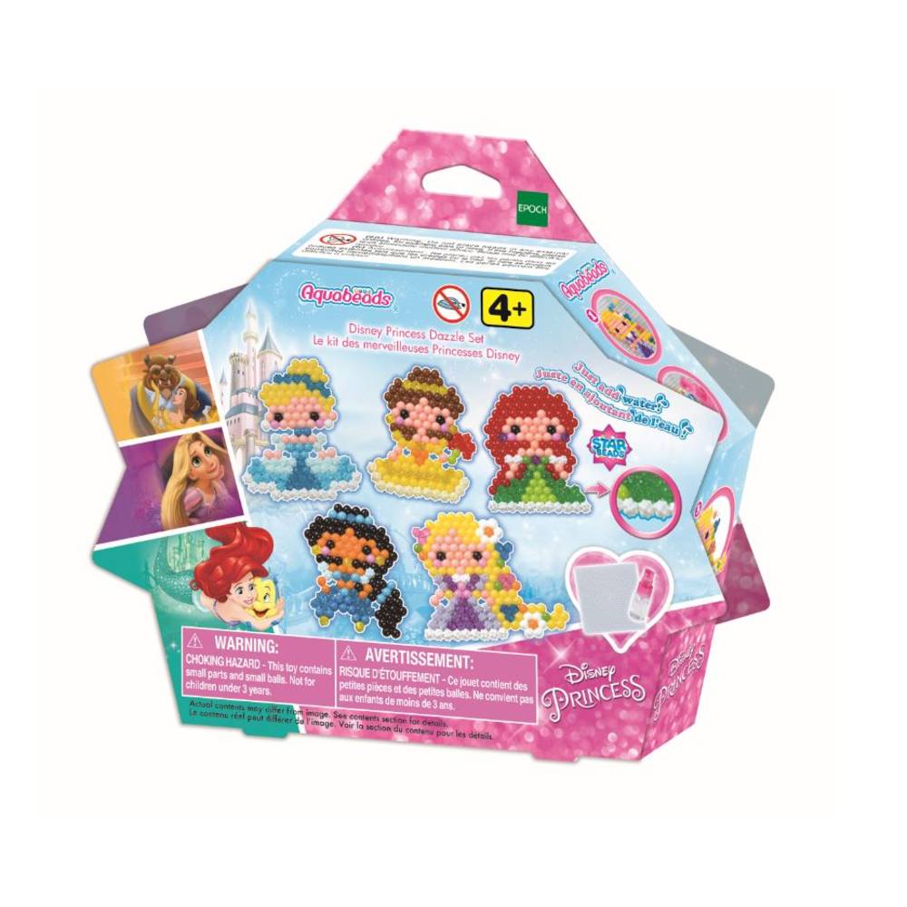 foto van Aquabeads Disney Princess stralende set