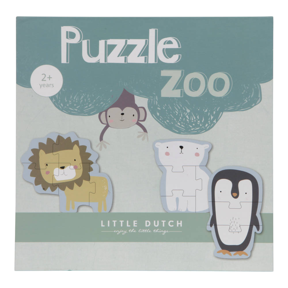 Little Dutch dierentuindieren puzzel
