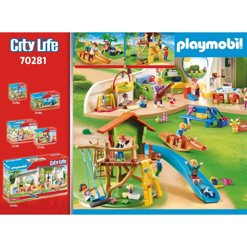 Groen wraak medeklinker PLAYMOBIL City Life avontuurlijke speeltuin 70281