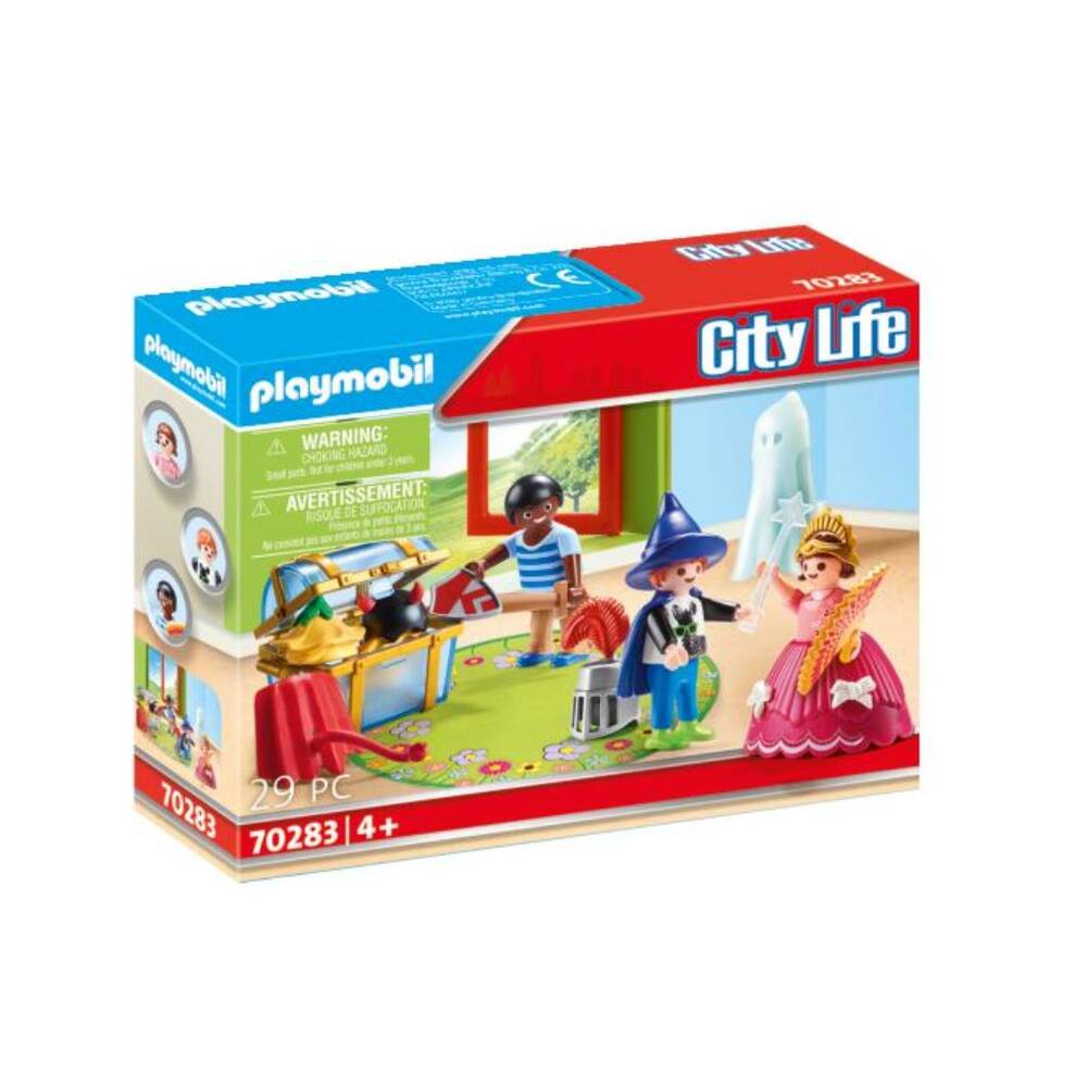 PLAYMOBIL City Life kinderen met verkleedkoffer 70283