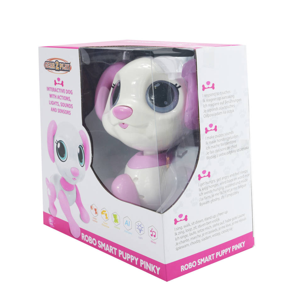 Terugbetaling zal ik doen aardbeving Gear2Play Robo Smart puppy - roze