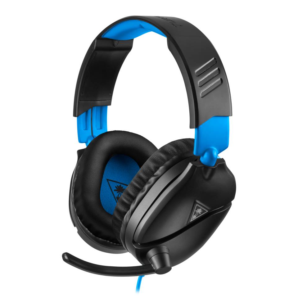 Turtle Beach Recon 70 gaming headset - zwart/blauw