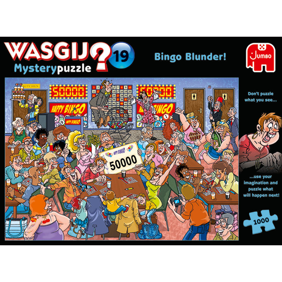 Diverse Afdeling Kluisje Jumbo Wasgij Mystery 19 Bingo puzzel - 1000 stukjes
