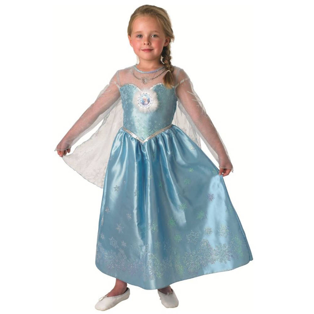 Nieuw Disney Frozen jurk ijsprinses Elsa deluxe - maat L VJ-48