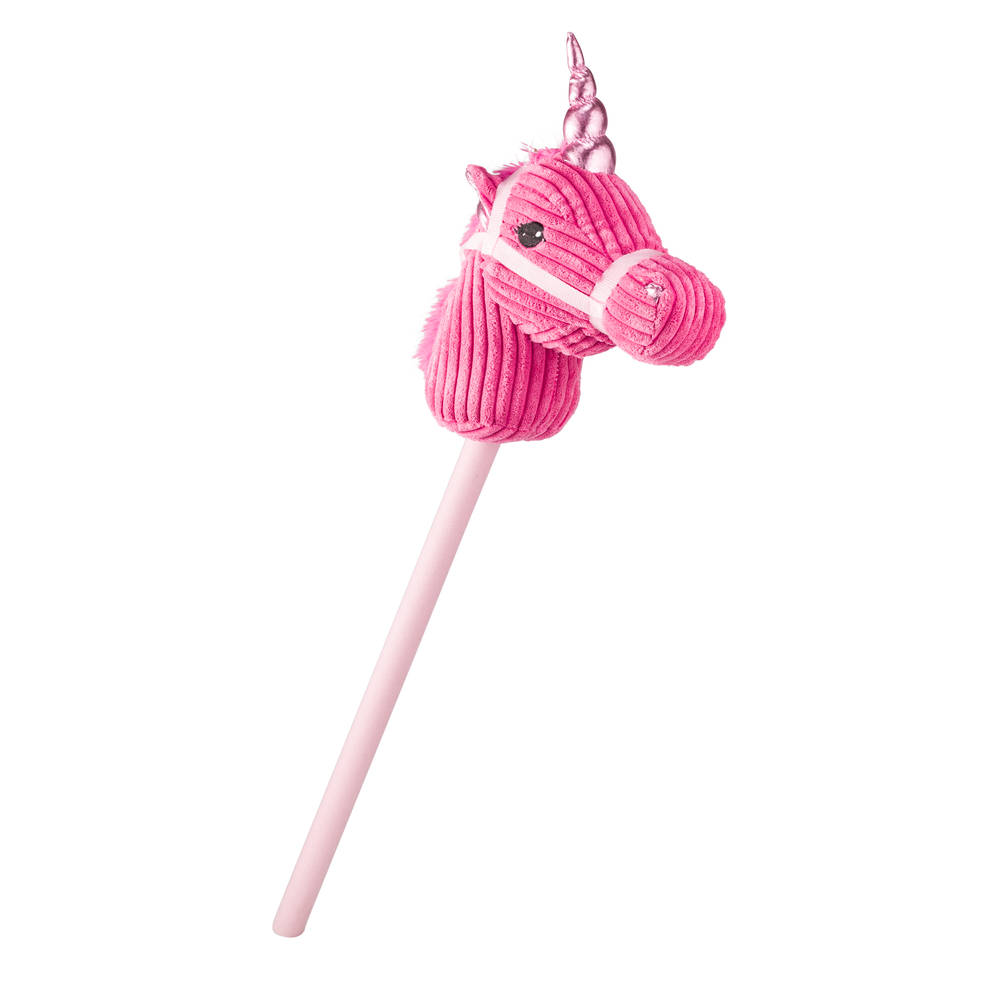 Bedrijfsomschrijving Redelijk verdamping Stokpaard met geluid - roze/lichtroze