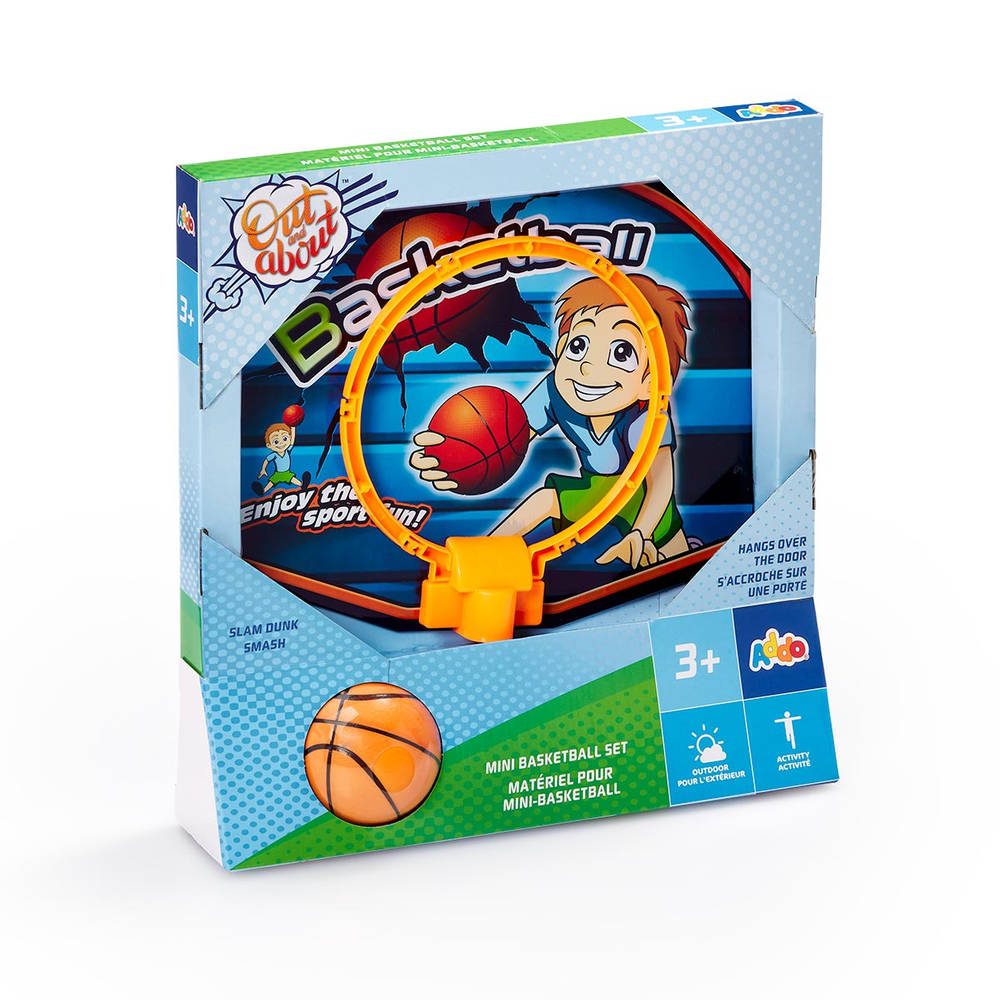 Flitsend accent Vlot Out and About mini basketbal set