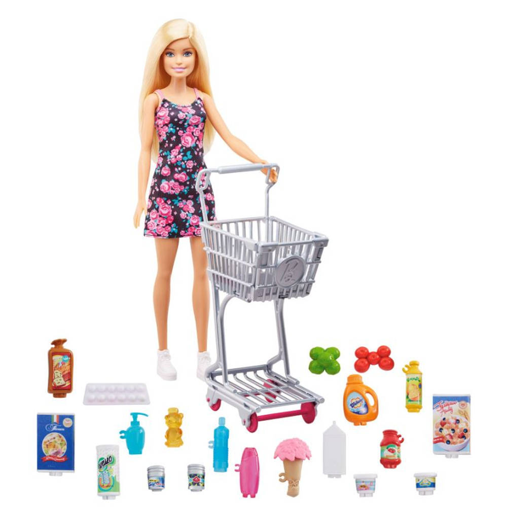 daarna Steken onduidelijk Barbie supermarkt speelset
