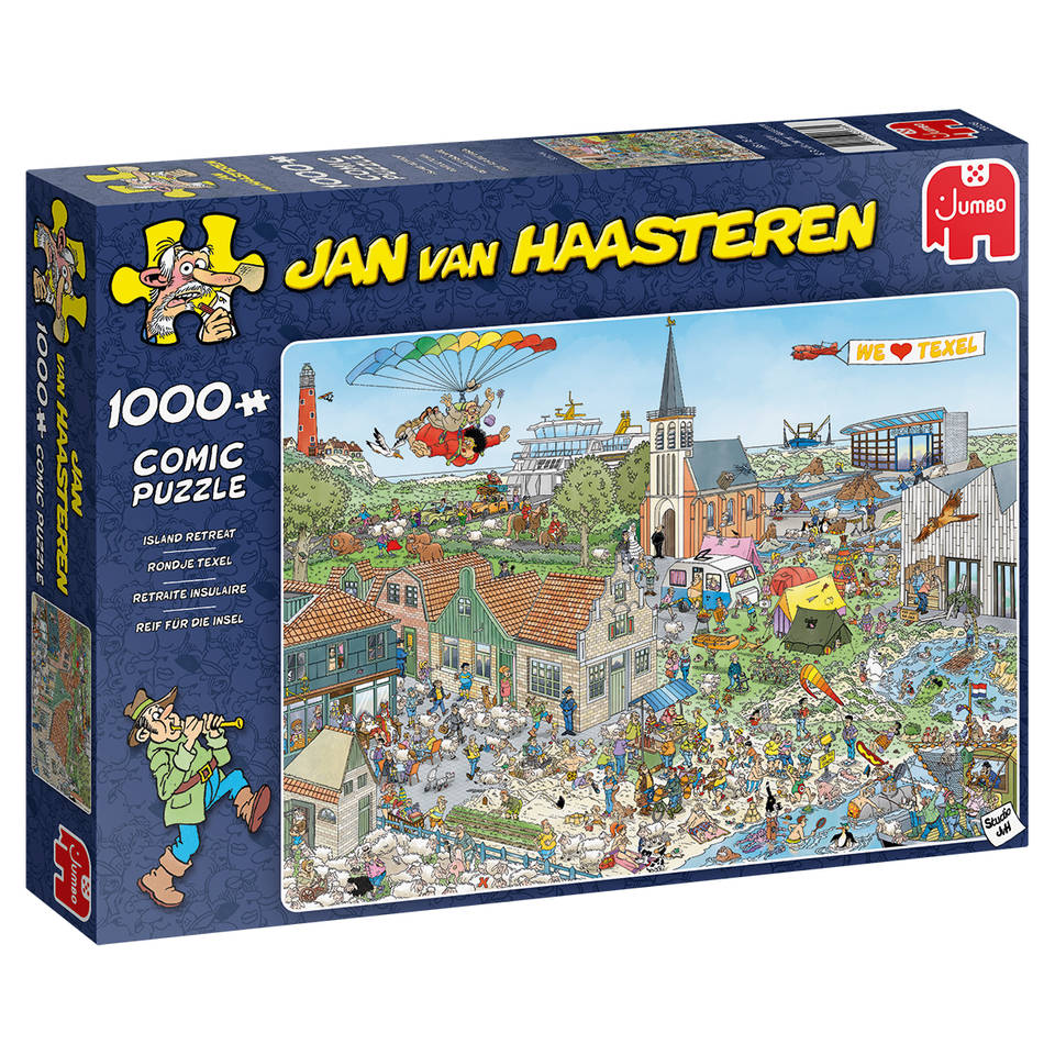 Indica droog Hoeveelheid geld Jumbo Jan van Haasteren puzzel Texel - 1000 stukjes