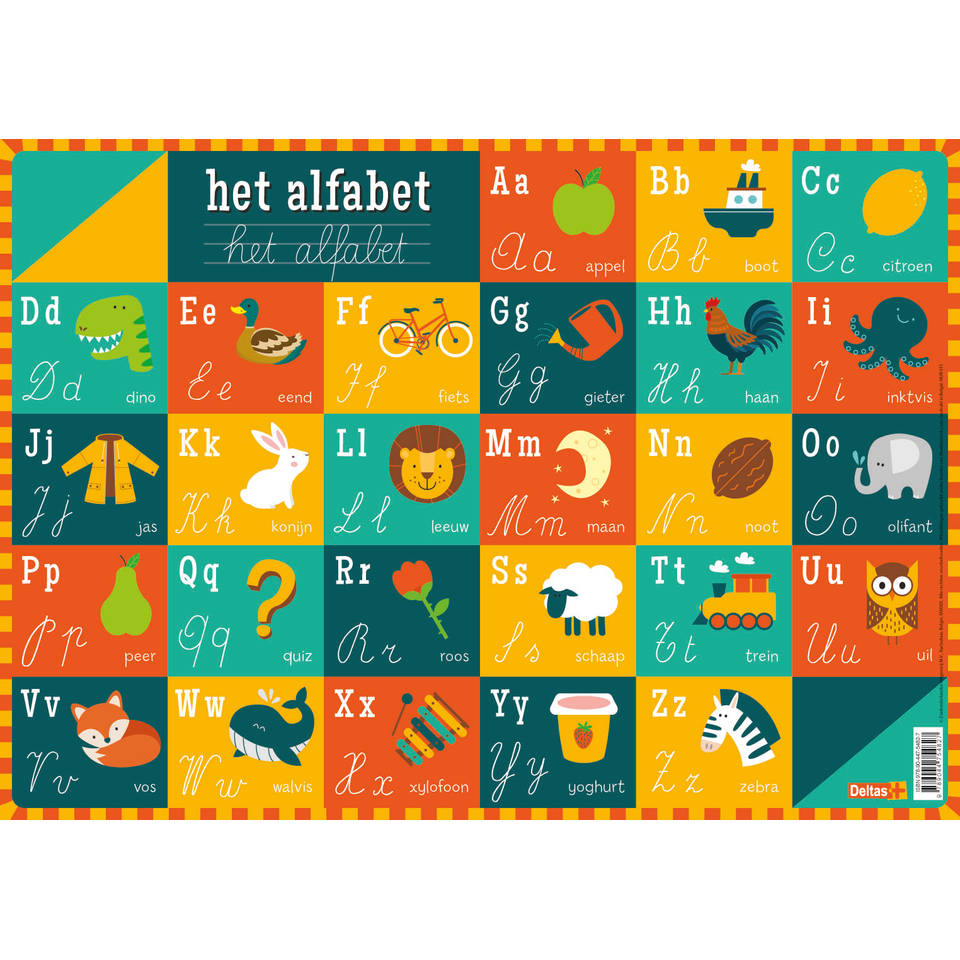 Educatieve onderlegger Het alfabet Main Image