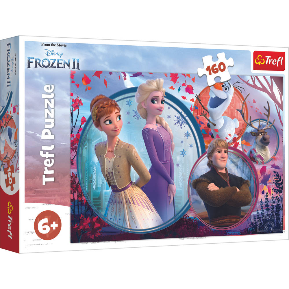Disney Frozen 2 puzzel zussen op avontuur - 160 stukjes
