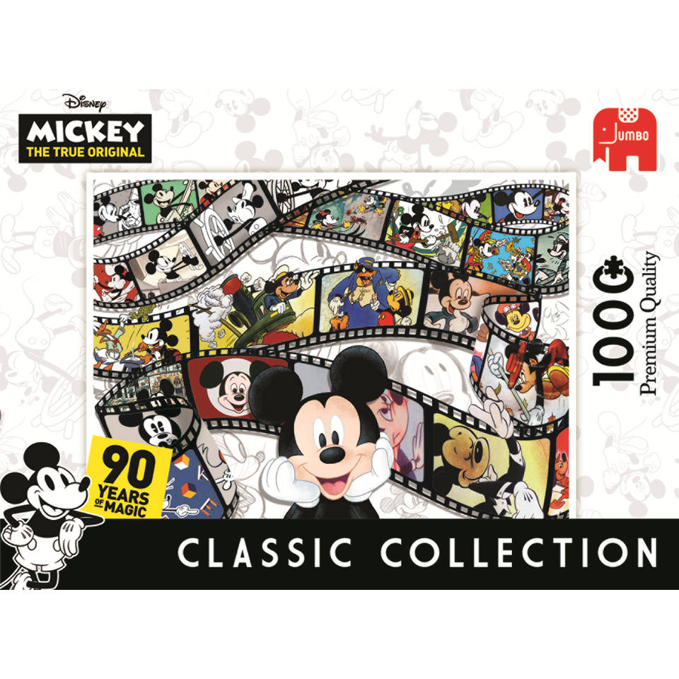 Jumbo Disney 90th Anniversary Mickey Mouse legpuzzel - 1000 stukjes
