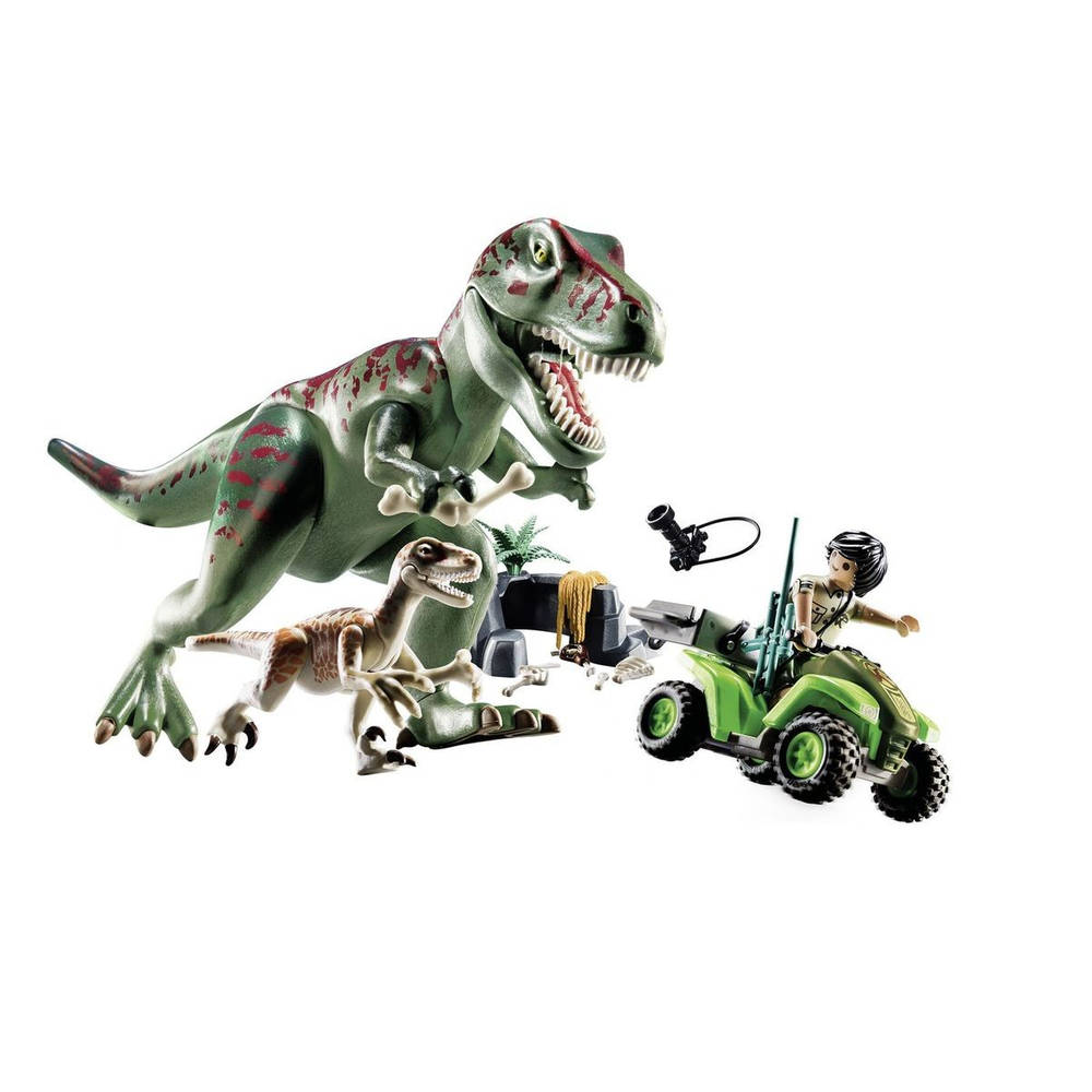 pit Overleg Uitbeelding PLAYMOBIL Dinos T-Rex aanval 70632