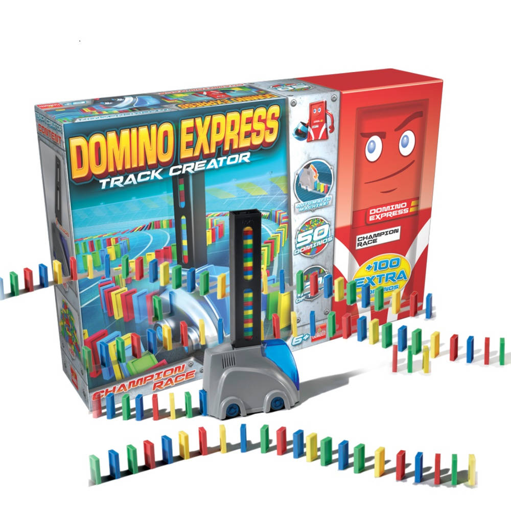 Occlusie pleegouders slagader Domino Express Track Creator + 100 domino's