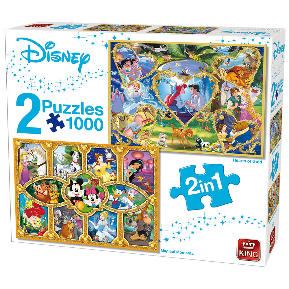 King International Disney puzzel - 2 x 1000 stukjes