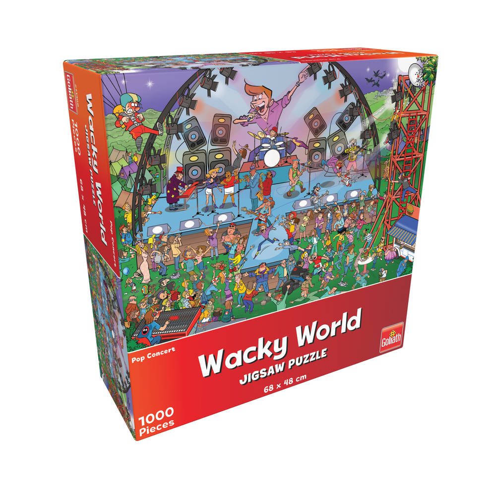 Wacky World puzzel popconcert