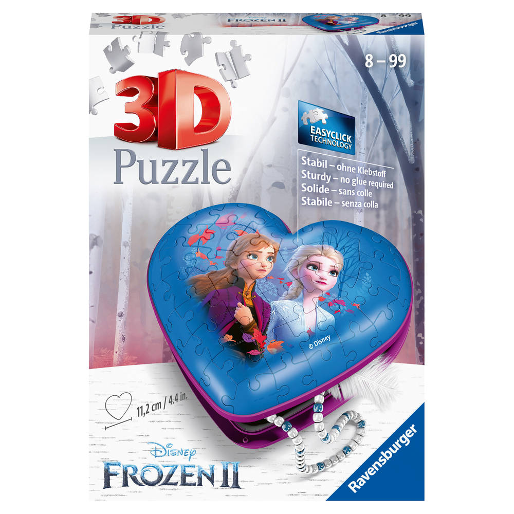Ravensburger Disney Frozen 2 puzzel hartendoos - 54 stukjes