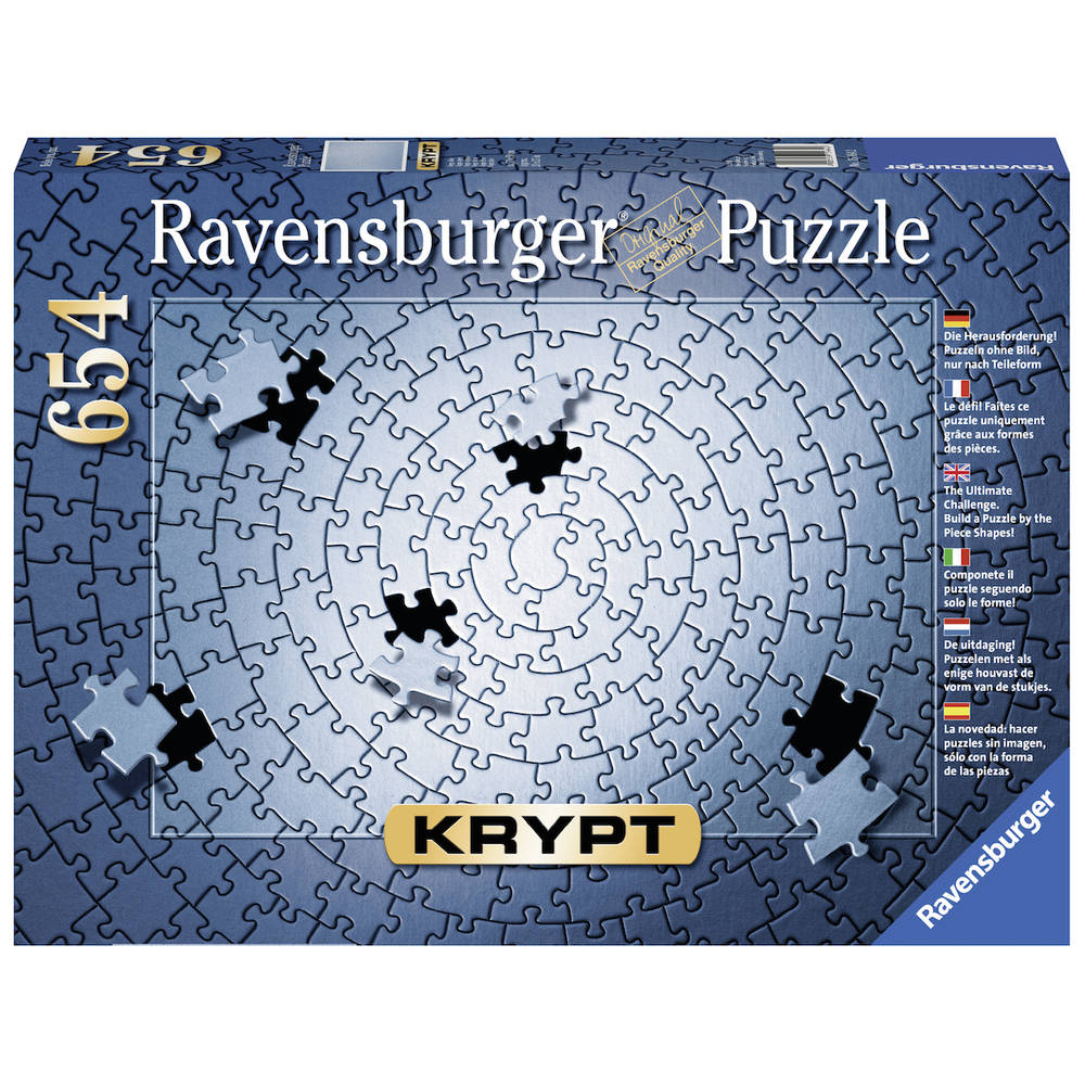 Ravensburger puzzel Krypt zilver - 654 stukjes