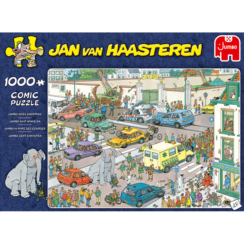 Jumbo Jan van Haasteren gaat winkelen - 1000 stukjes