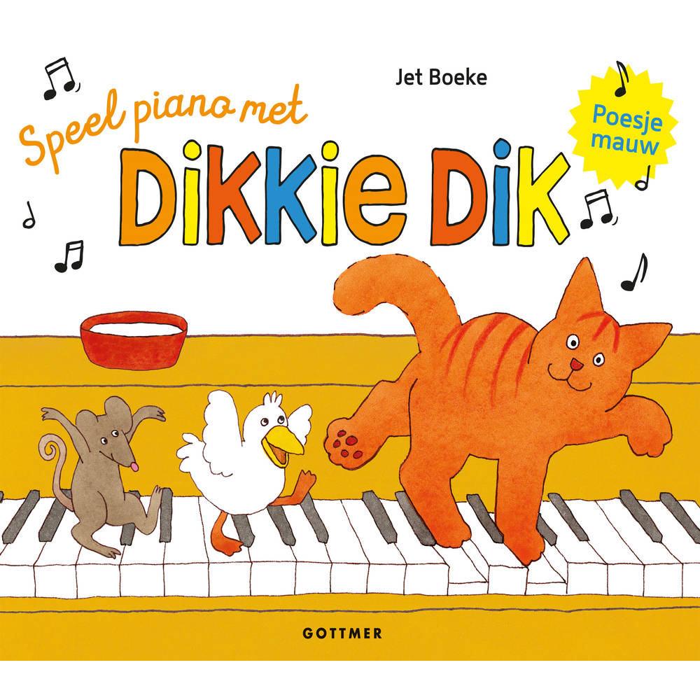 Speel Piano Met Dikkie Dik Kinderboek