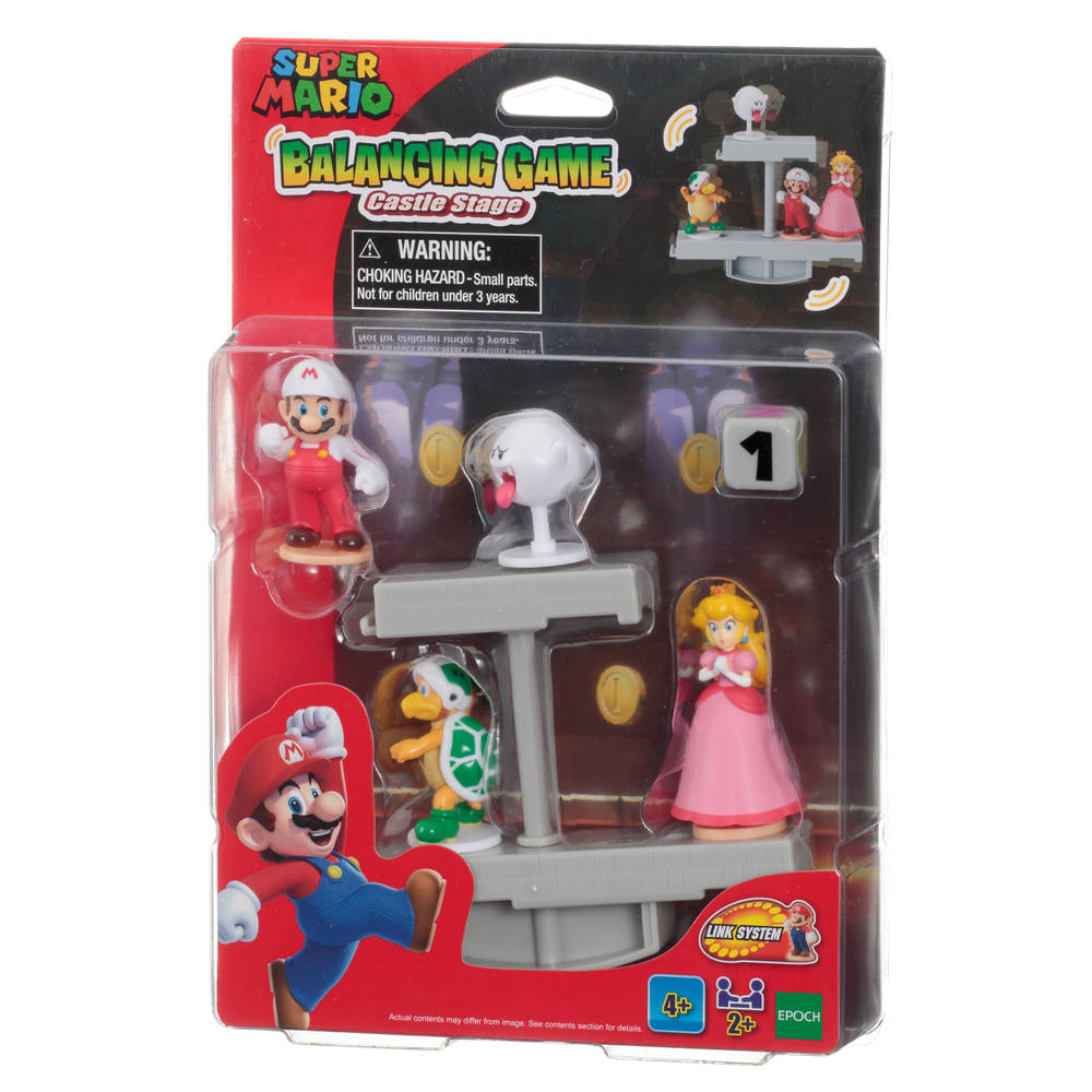 Super Mario Balancing Game Castle Stage Mario en Peach