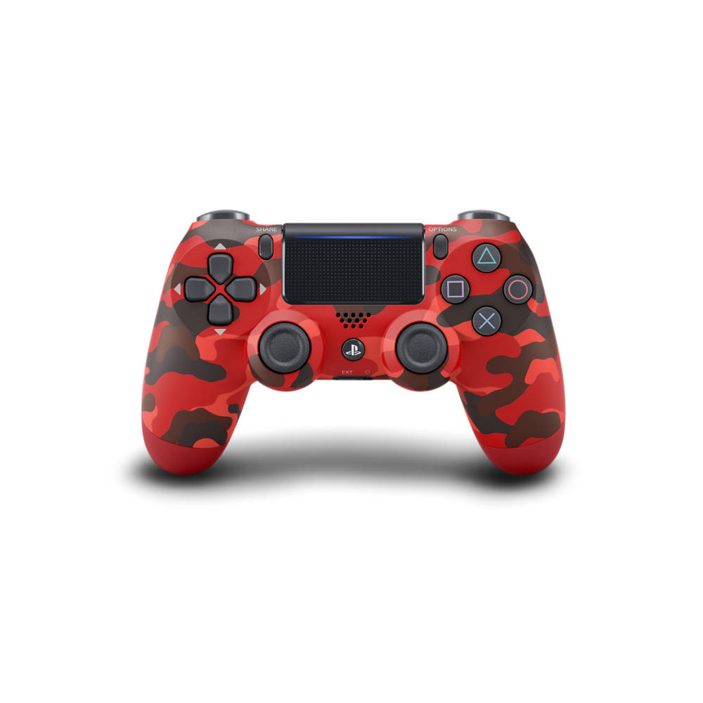 PS4 DualShock 4 controller V2 - rood camouflage