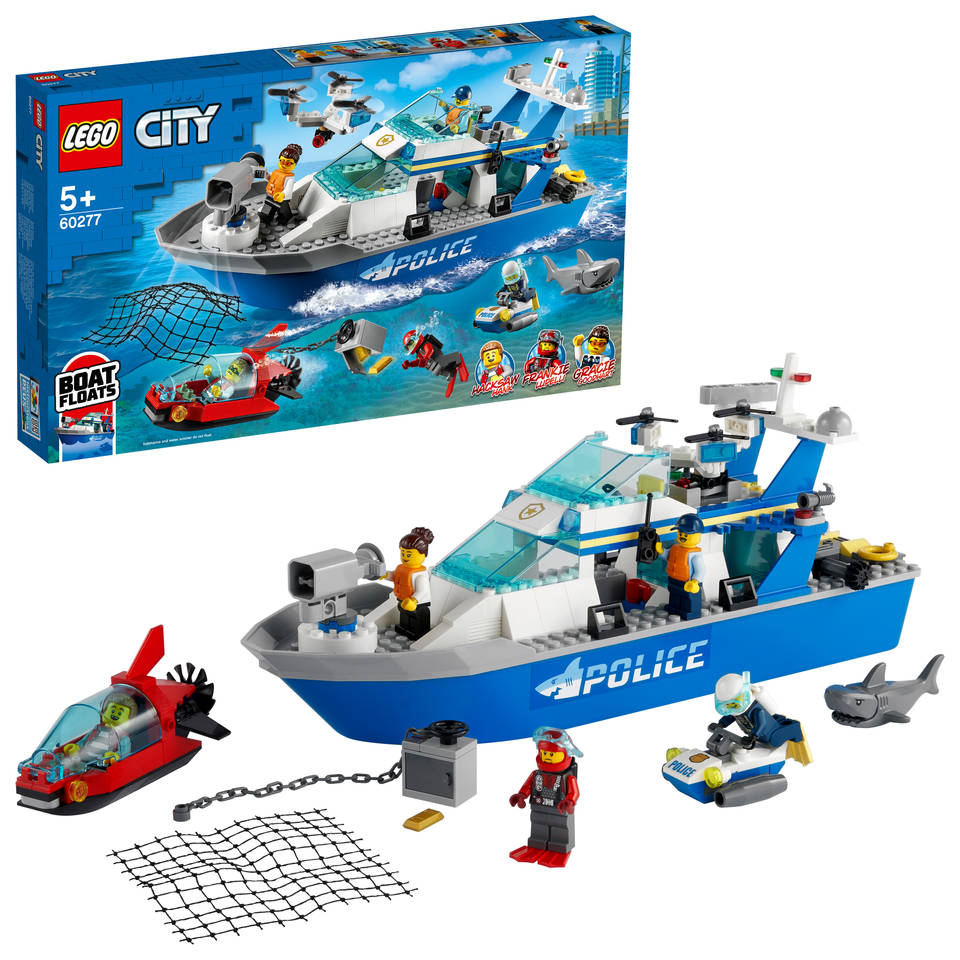 LEGO City politie patrouilleboot 60277