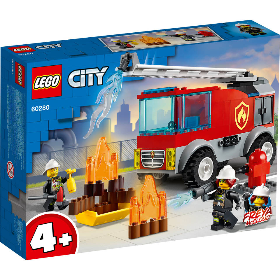 Tactiel gevoel tent Gastheer van LEGO CITY ladderwagen 60280