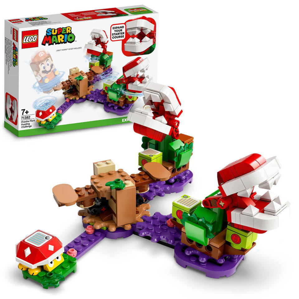 LEGO Super Mario uitbreidingsset Piranha Plant puzzeluitdaging 71382