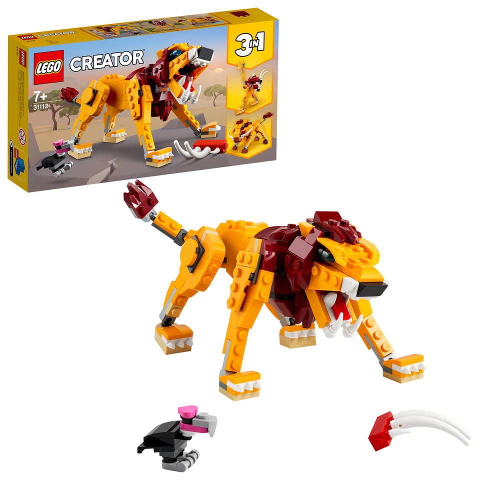 LEGO Creator 3-in-1 wilde leeuw 31112