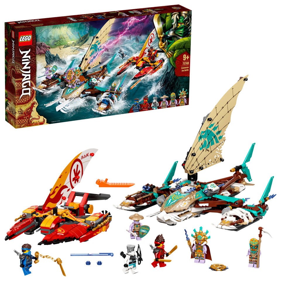 LEGO NINJAGO Catamaran zeeslag 71748