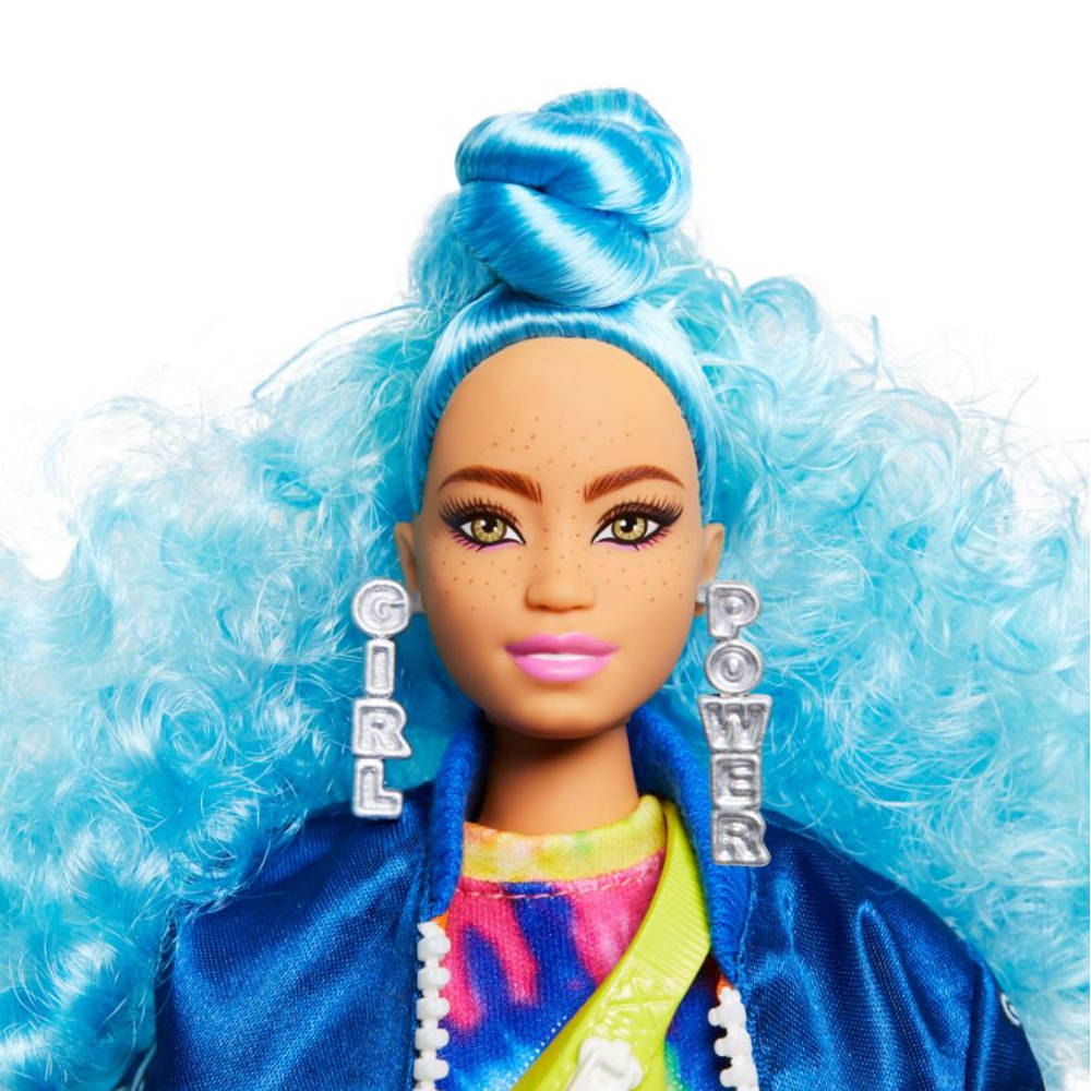 opslaan kin oppervlakkig Barbie Extra pop met blauw haar