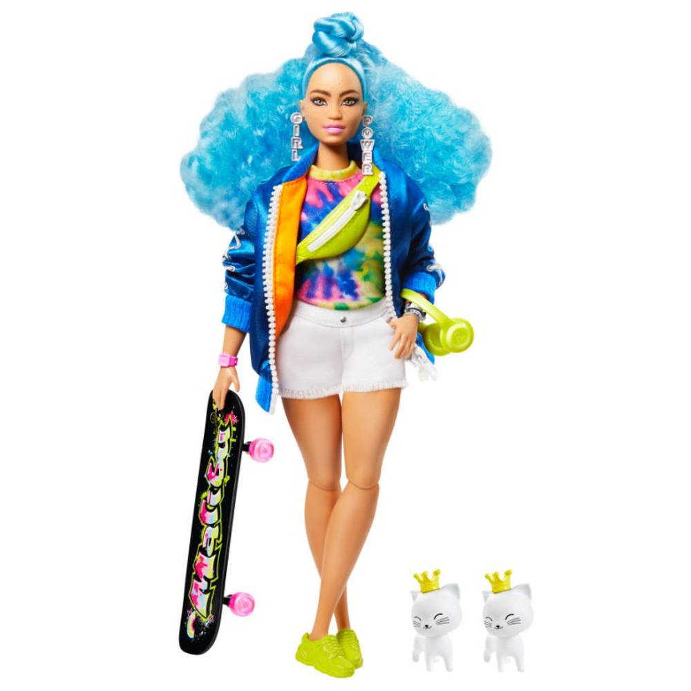 Regeneratief aanvaardbaar Acteur Barbie Extra pop met blauw haar