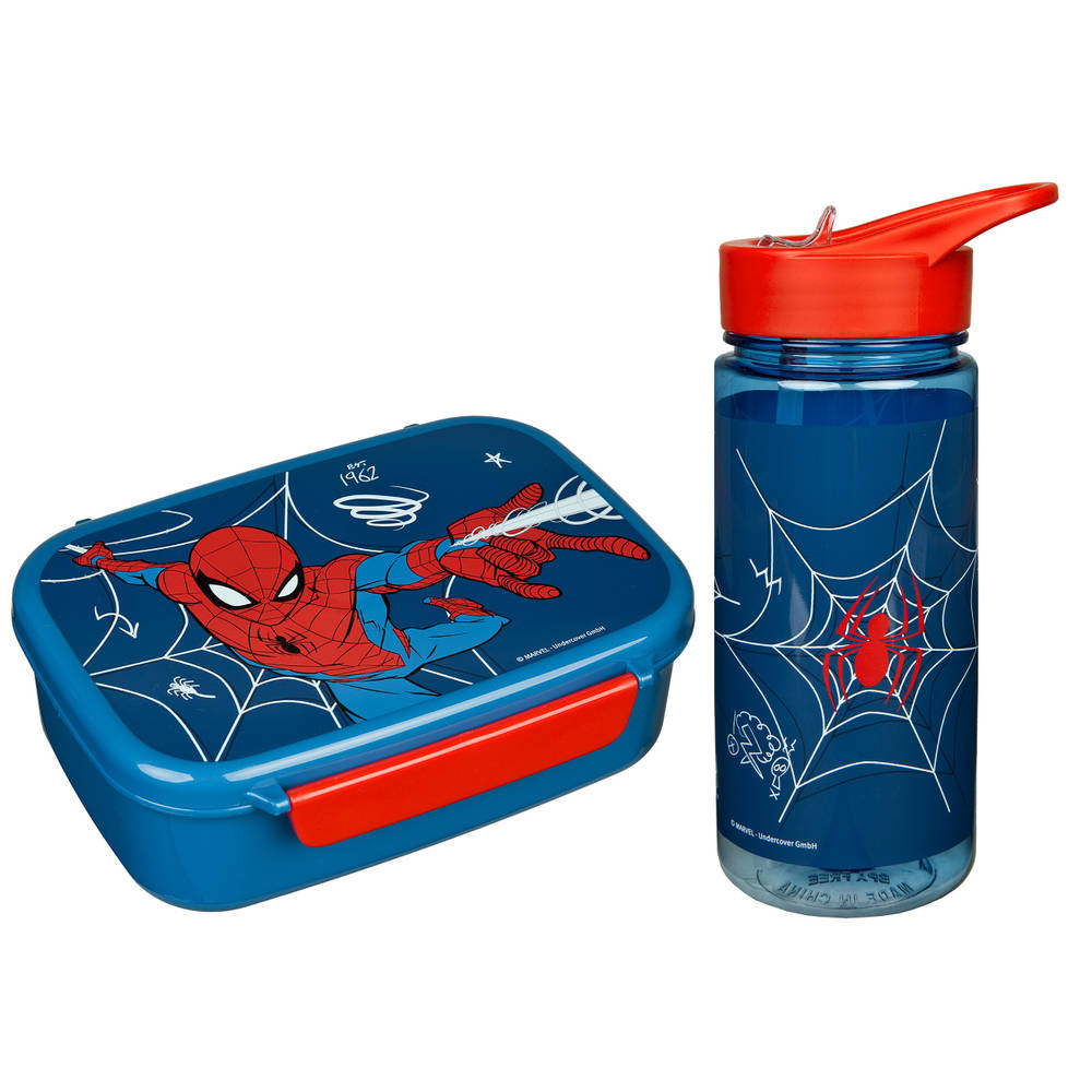 Hedendaags Lunch backup Lunchbox en Aero drinkbeker Spider-Man - 400 ml