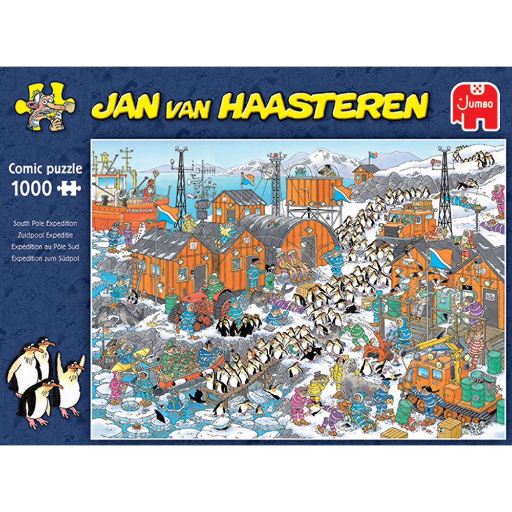 Jumbo Jan van Haasteren puzzel Zuidpool expeditie - 1000 stukjes