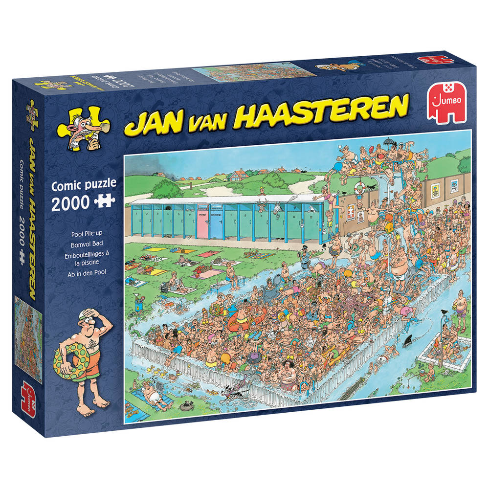Jumbo Jan van Haasteren puzzel bomvol bad - 2000 stukjes