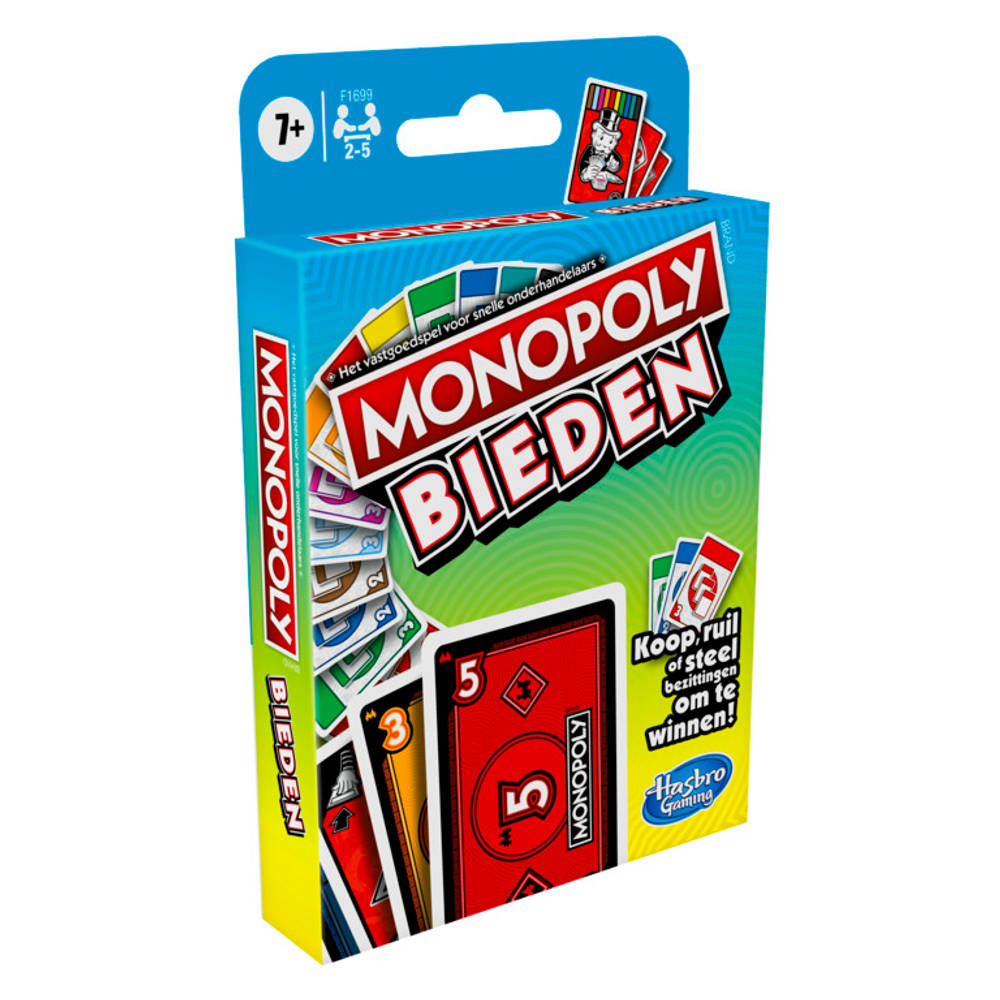 Monopoly bieden kaartspel