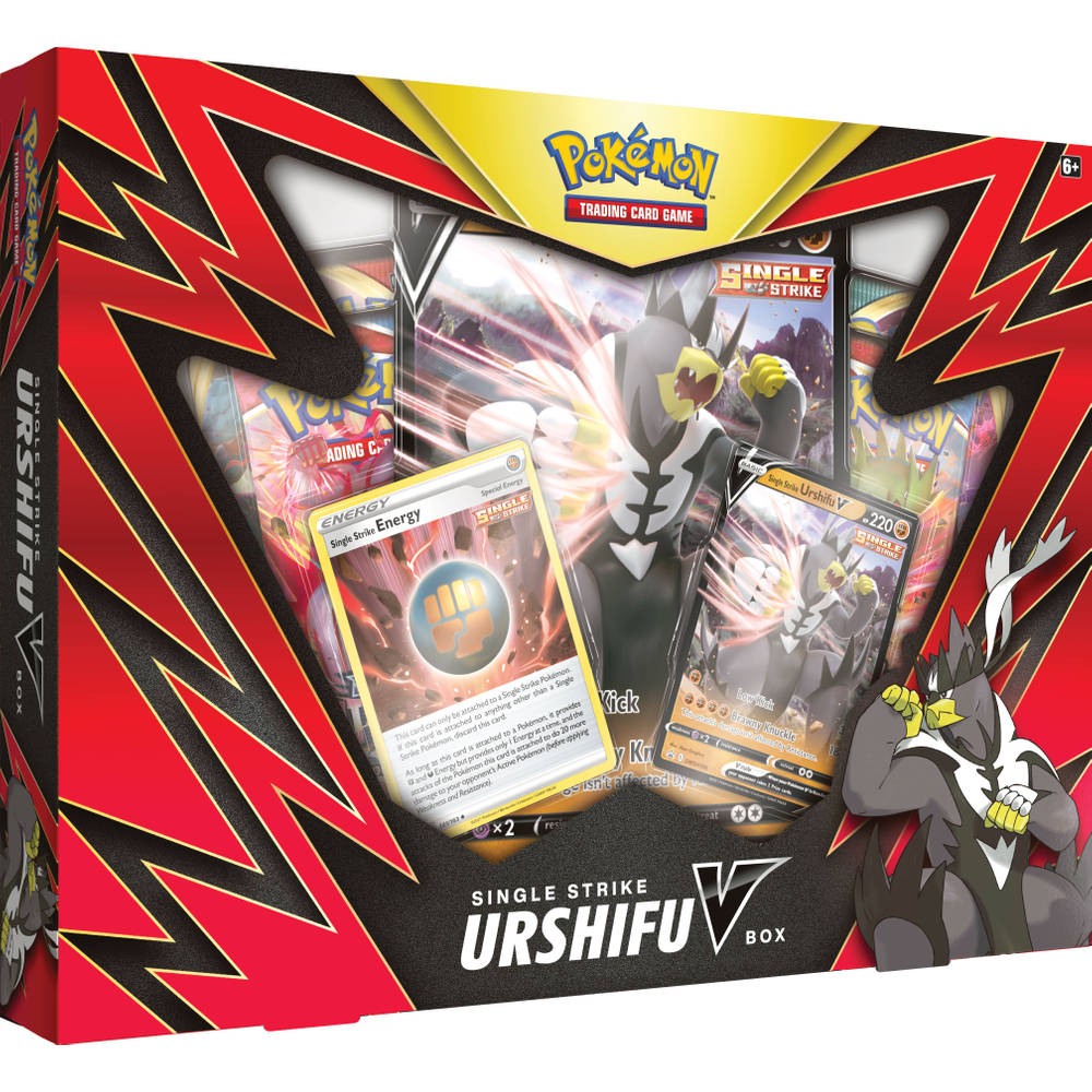Pokémon TCG Urshifu Single Strike V box