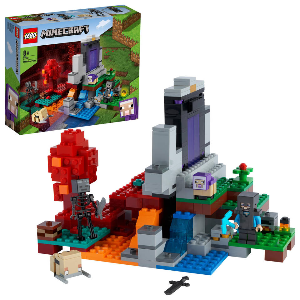 LEGO Minecraft het verwoeste portaal 21172