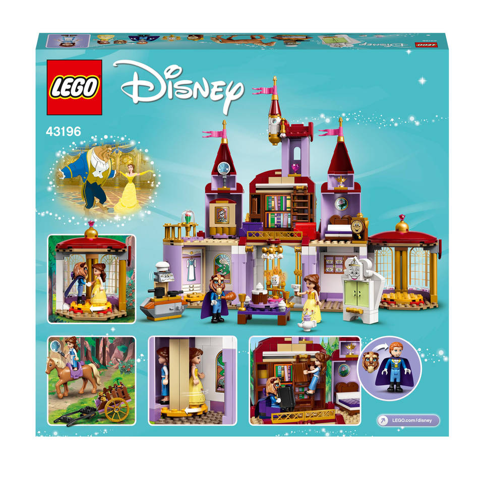 LEGO Disney Princess Belle En Het Beest Kasteel 43196