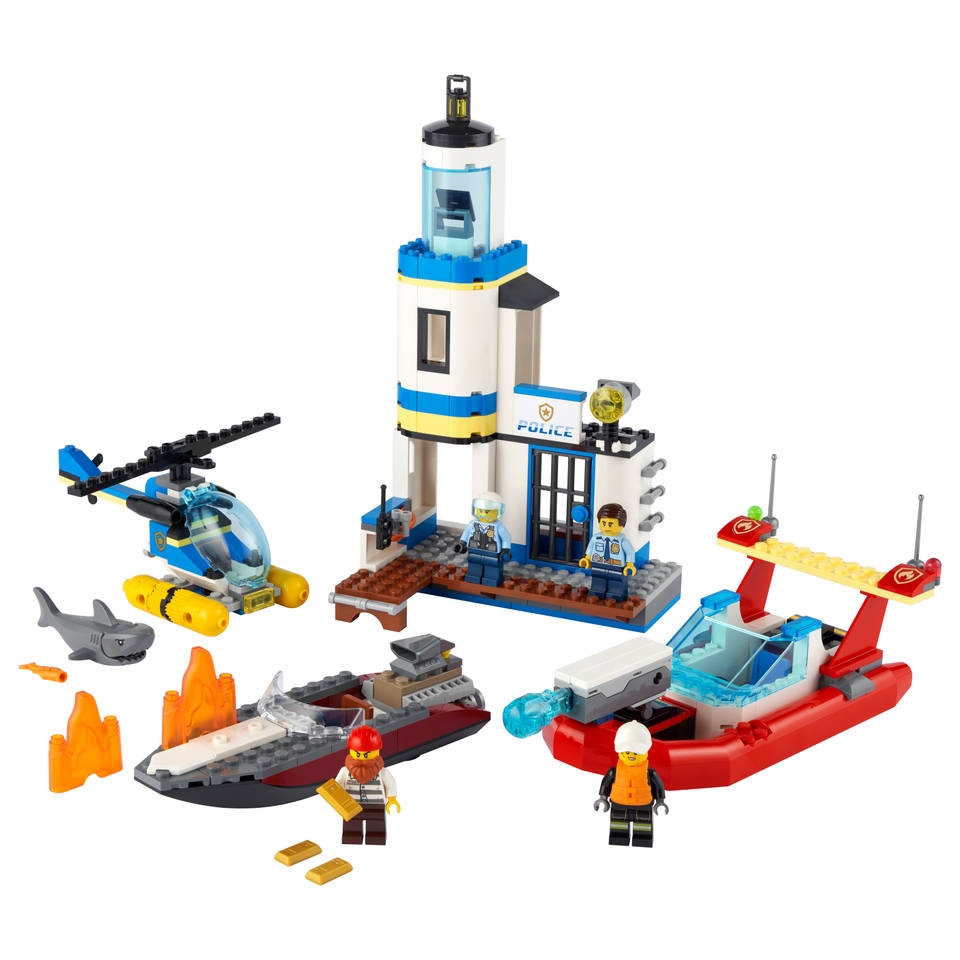 Alstublieft Luiheid Mevrouw LEGO CITY kustpolitie en brandmissie 60308