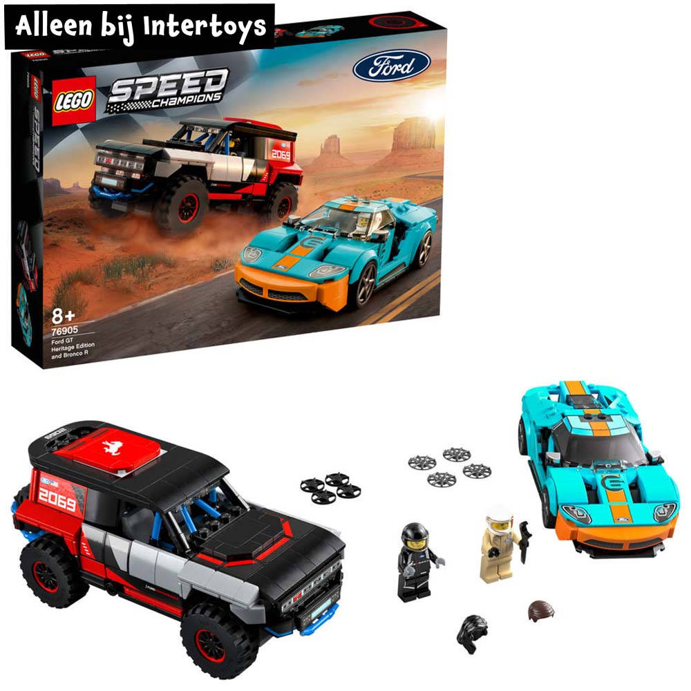 LEGO Speed Champions Ford GT Heritage Edition en Bronco R 76905