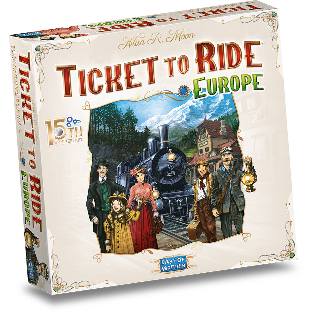 Ticket to Ride Europe 15th anniversary jubileumeditie