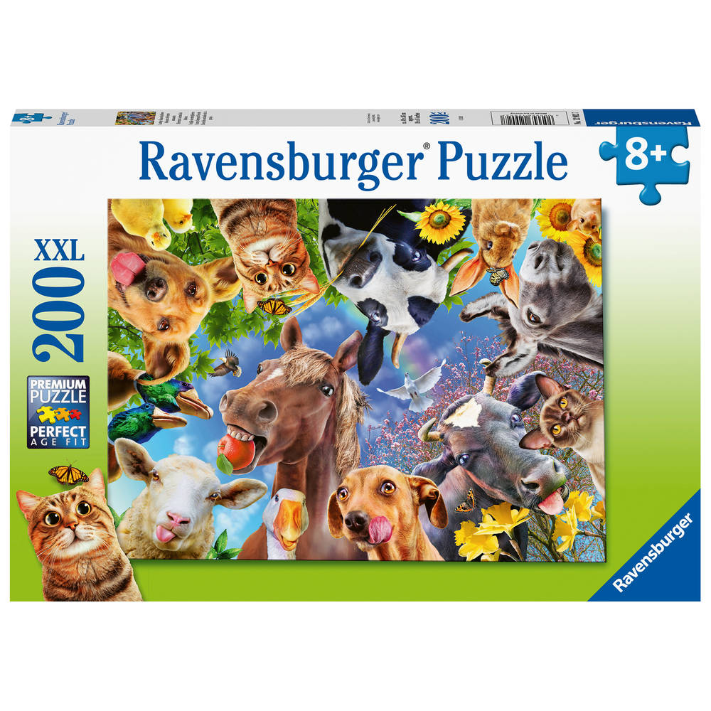 Ravensburger puzzel Vrolijke boerderijdieren - 200 stukjes