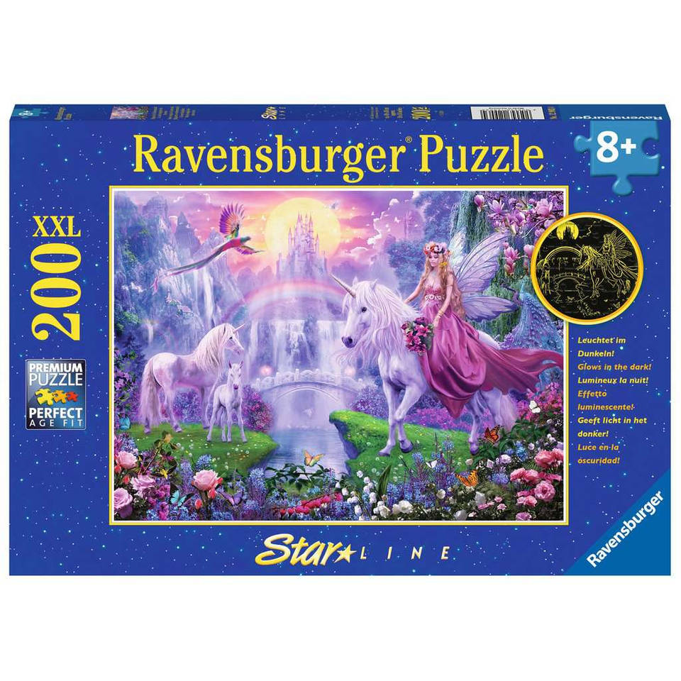 Ravensburger puzzel Magische eenhoornnacht - 200 stukjes