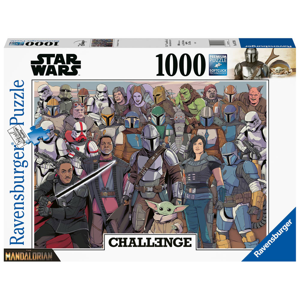 Ravensburger Challenge puzzel Star Wars Mandalorian - 1000 stukjes