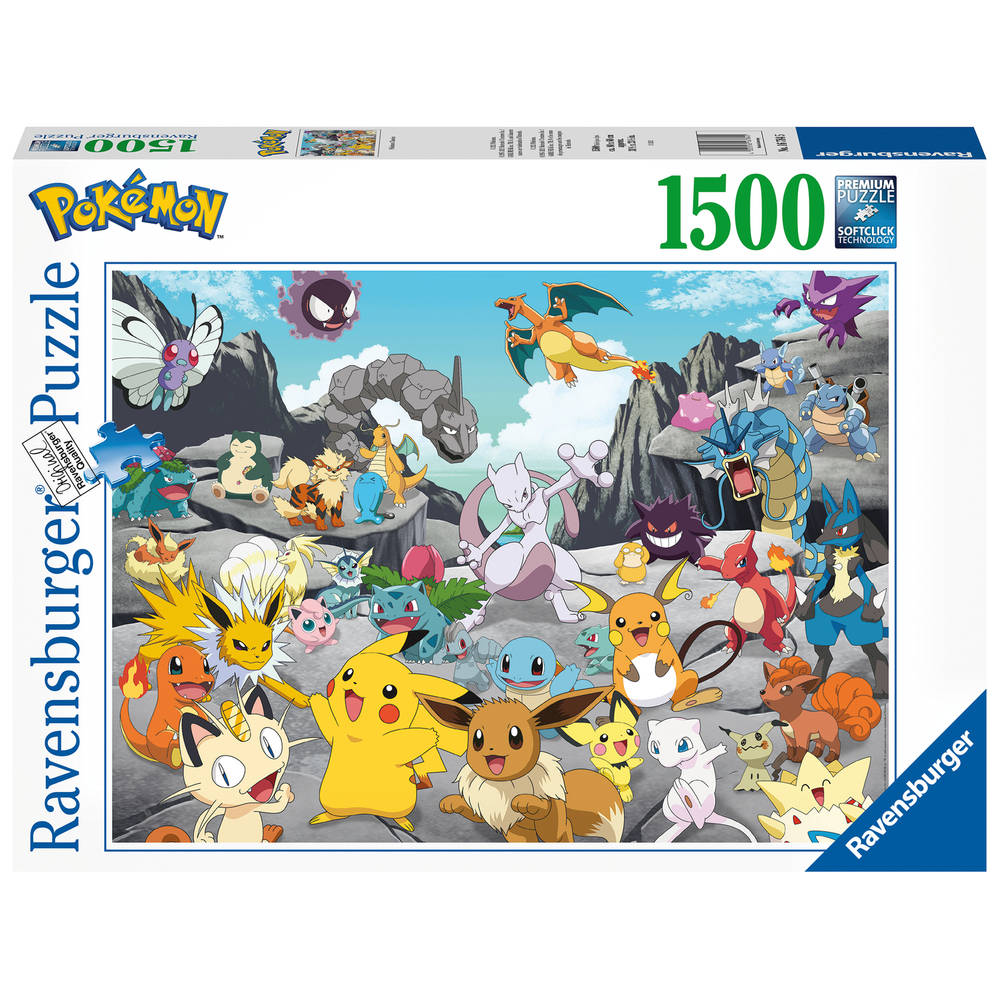 Ravensburger puzzel Pokémon Classics - 1500 stukjes