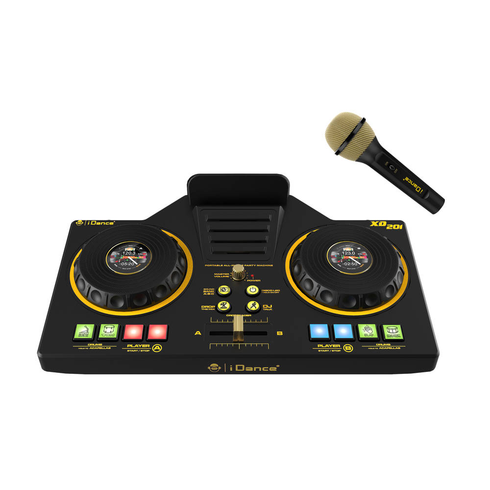 iDance 8-in-1 partysysteem DJ mixer