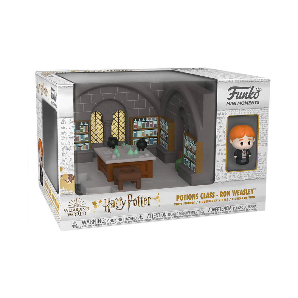 Funko Mini Moment! figuur Harry Potter 20th Anniversary Ron Wemel Toverdranken lokaal